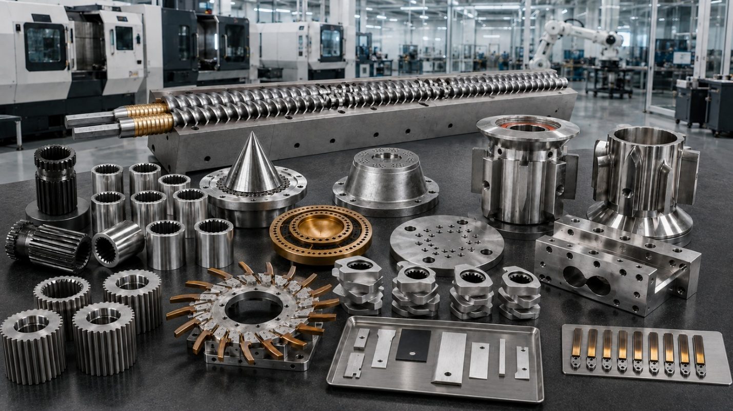 Reverse Engineering the Full Capital-Parts Scope of JSW CMP Extruders